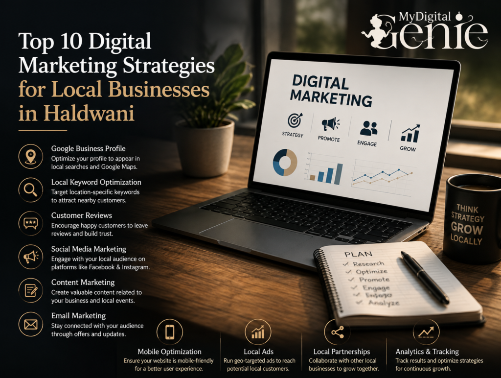 Top 10 Digital Marketing Strategies for Local Businesses in Haldwani